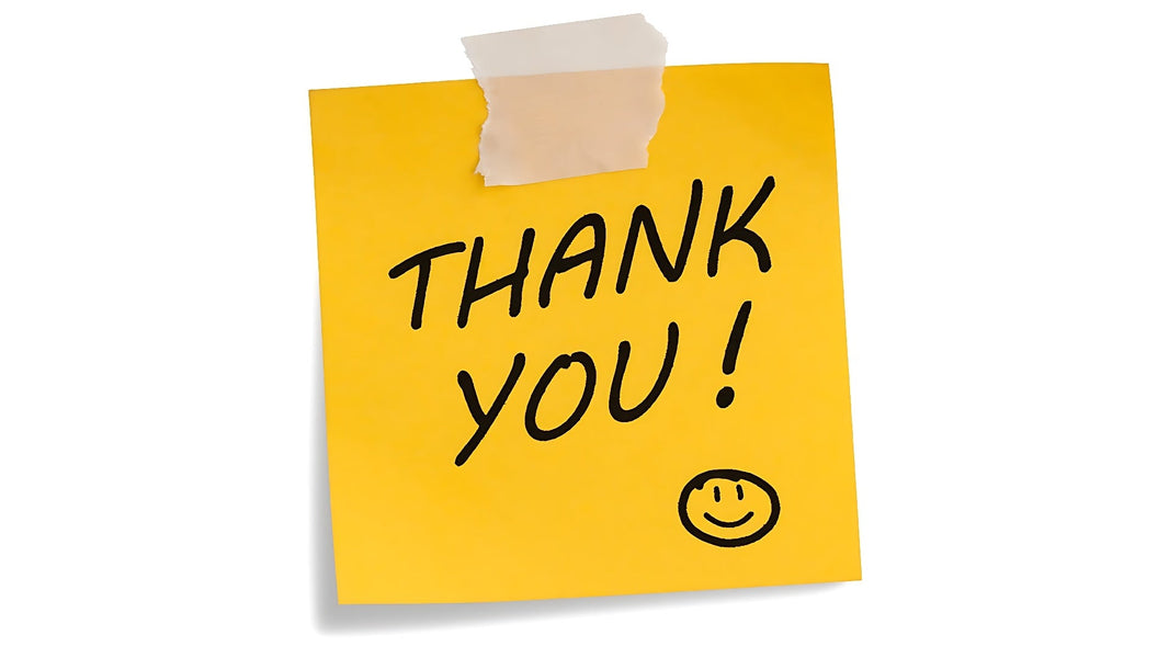 A Sincere & Heartfelt Thank You Note!