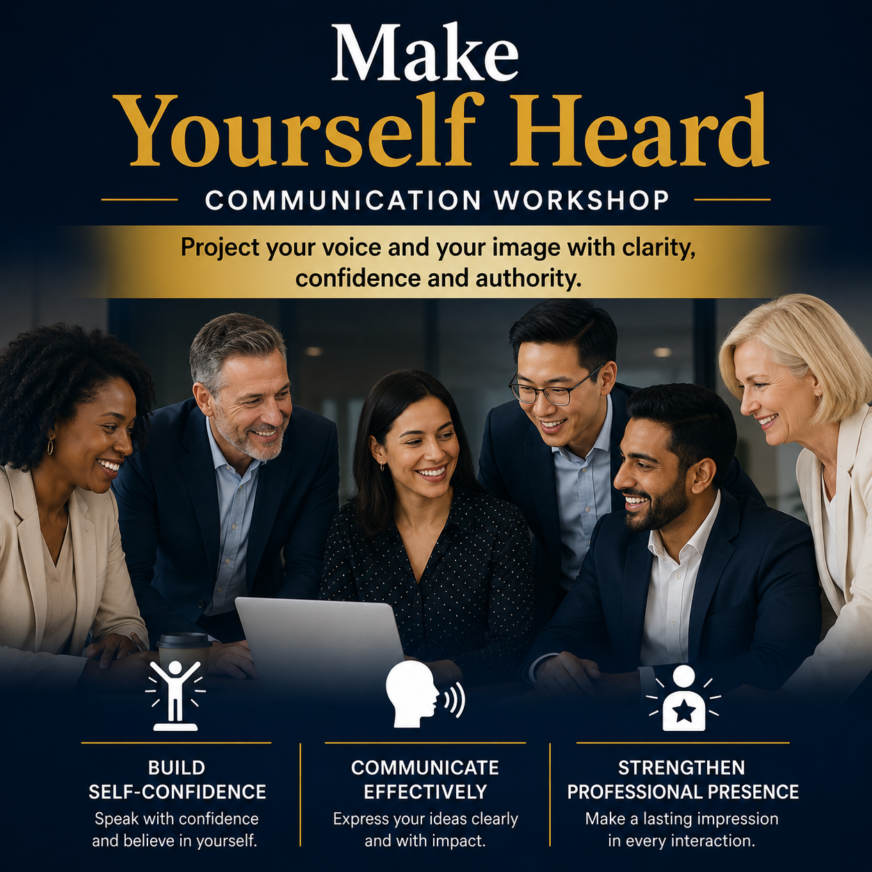 Make Yourself Heard Communication Workshop - The Voice Clinic™
