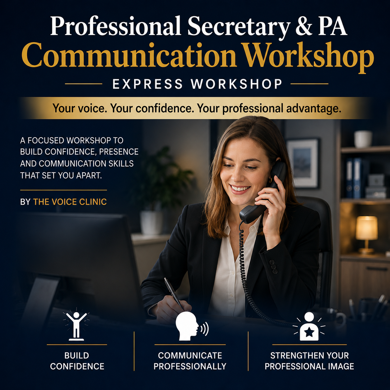 Professional Secretary & PA Communication Workshop - The Voice Clinic™