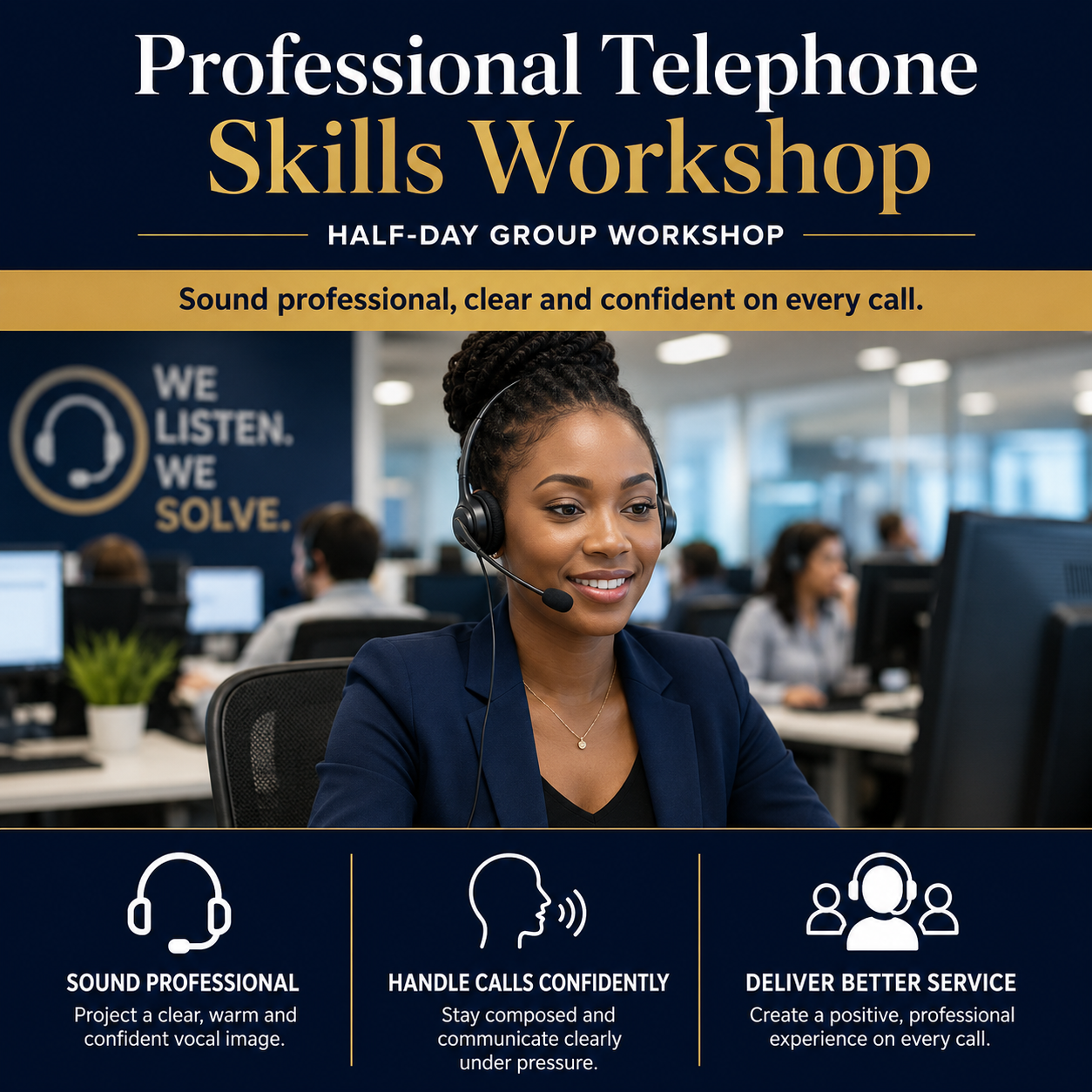 Professional Telephone Skills Workshop - The Voice Clinic™