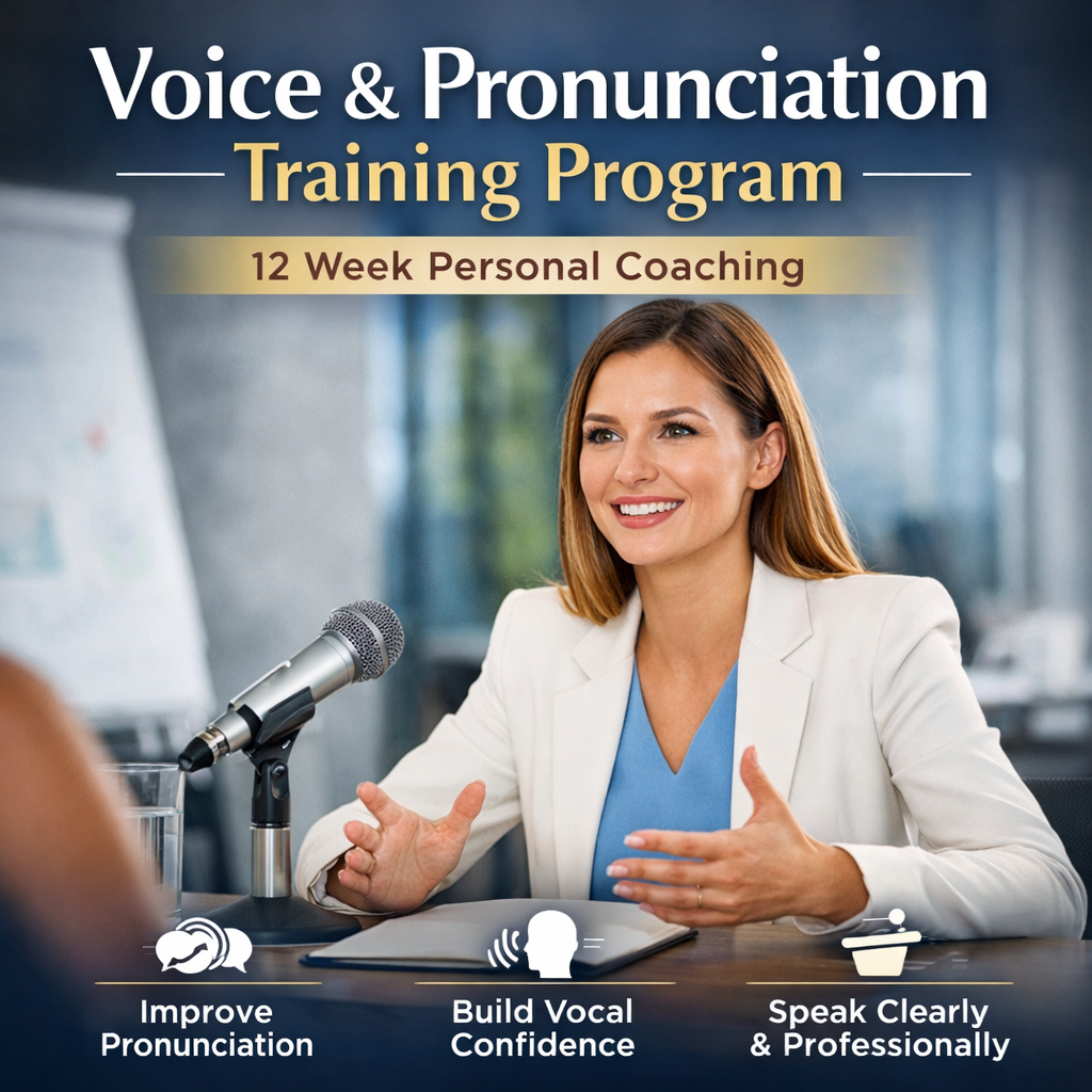 Executive Voice & Pronunciation Program - The Voice Clinic™