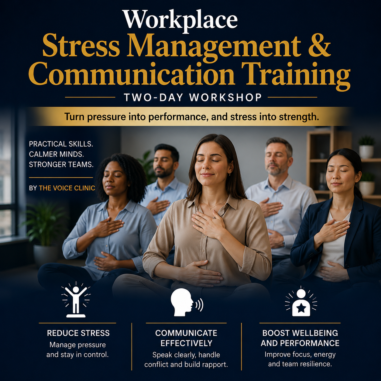 Workplace Stress Management & Communication Training - The Voice Clinic™